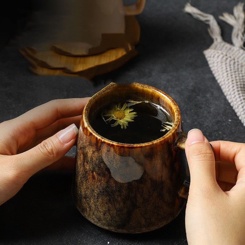 Japanese Vintage Ceramic Mark Coffee Cup