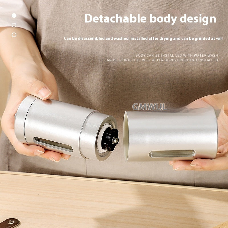 Household Portable Hand Crank Coffee Bean Grinder