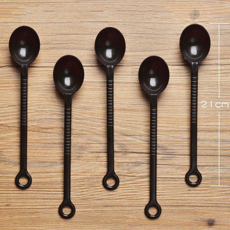 Black Walnut Solid Wood Coffee Spoon With Short Handle